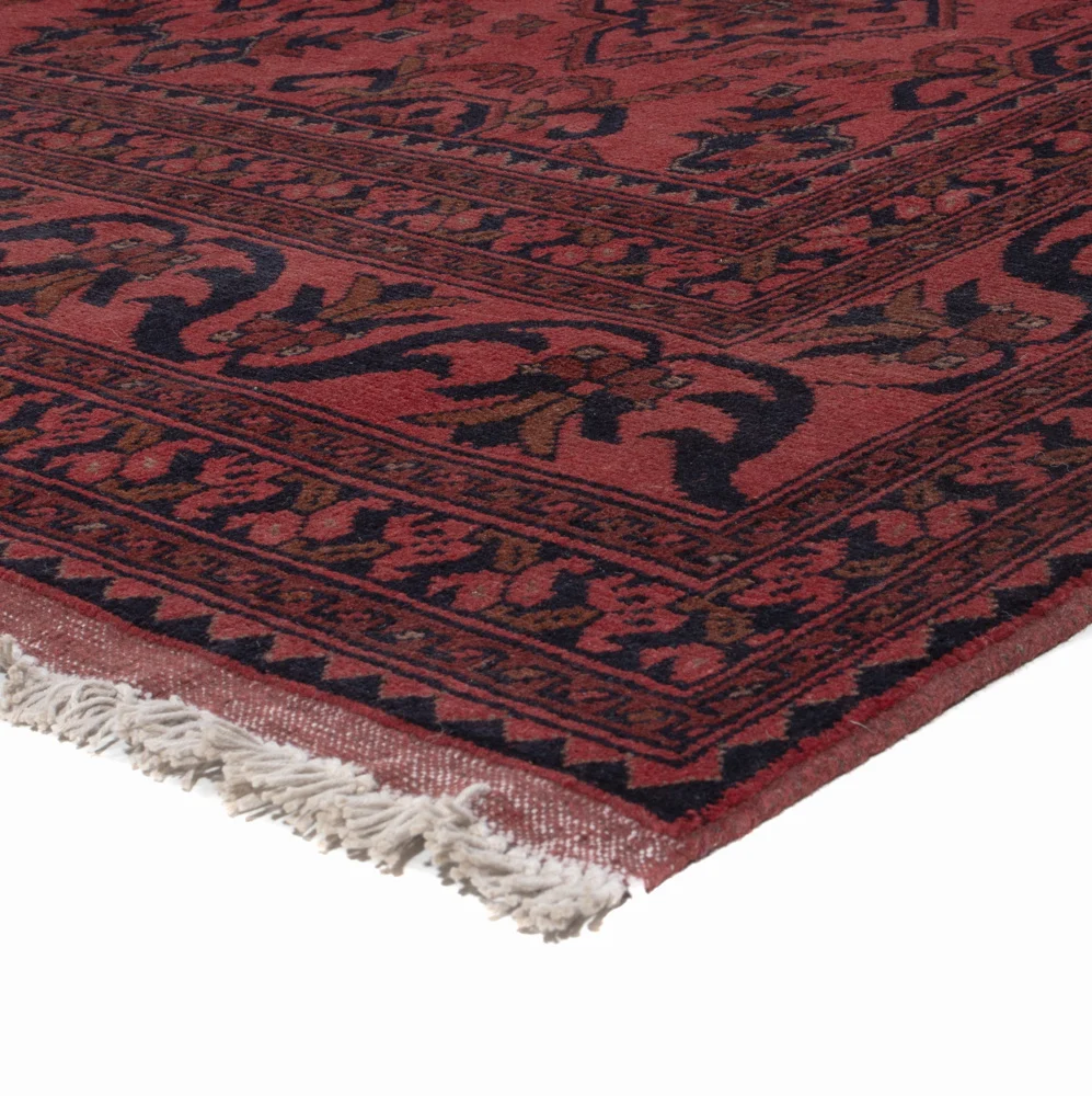 Afghanske tepper - Kunduz - 303 x 205 cm - rød