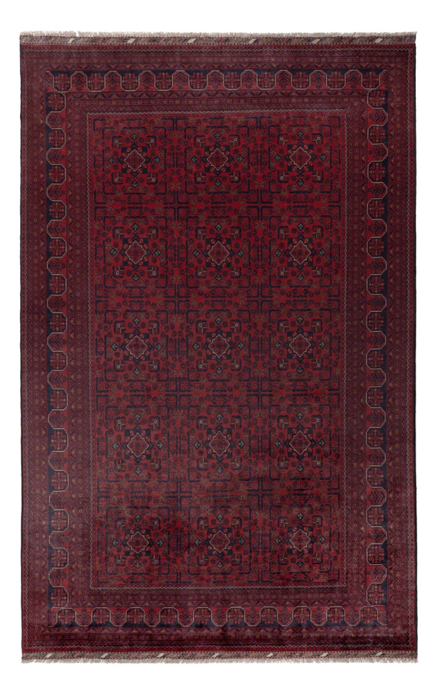 Afghanske tepper - Kunduz - 304 x 198 cm - rød