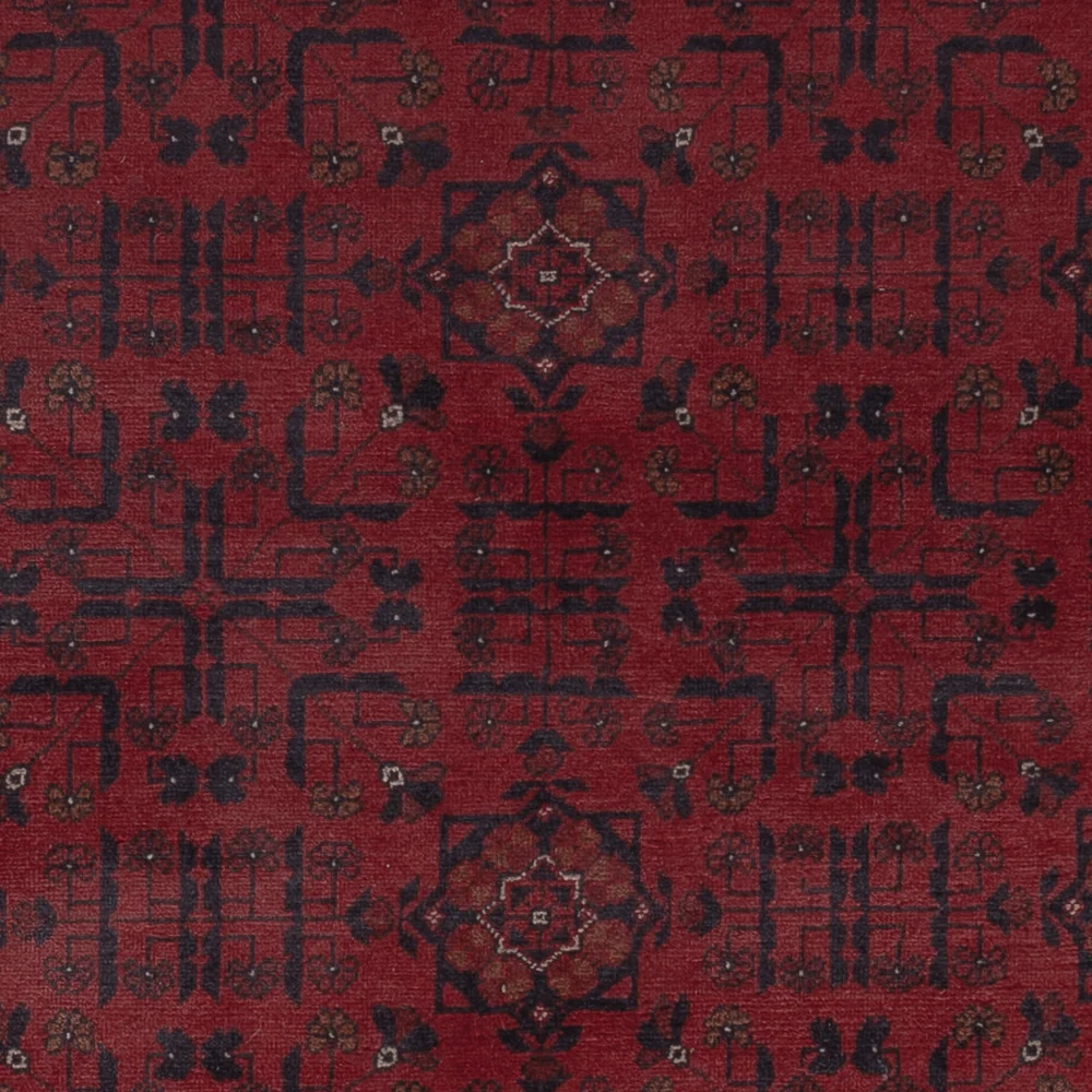 Afghanske tepper - Kunduz - 306 x 196 cm - mørk rød