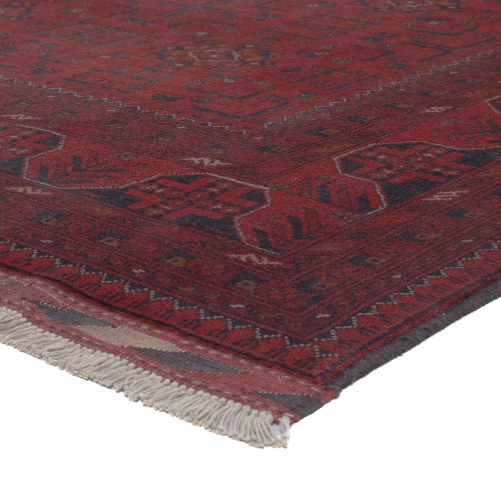 Afghanske tepper - Kunduz - 306 x 196 cm - mørk rød