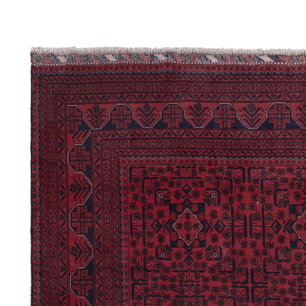 Afghanske tepper - Kunduz - 306 x 200 cm - mørk rød