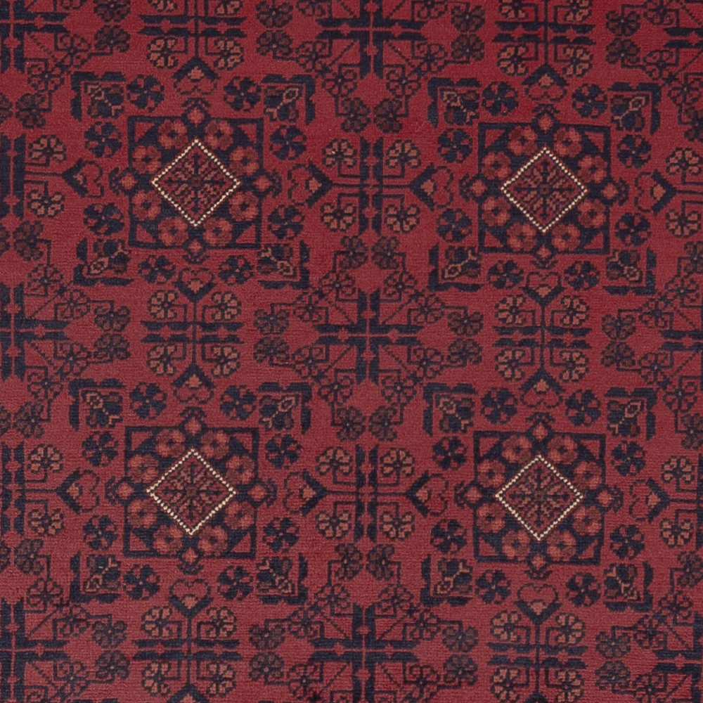 Afghanske tepper - Kunduz - 306 x 200 cm - mørk rød