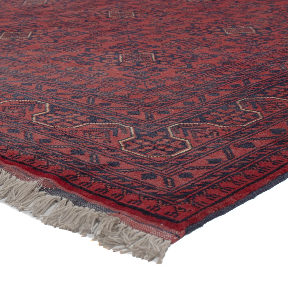 Afghanske tepper - Kunduz - 306 x 200 cm - mørk rød