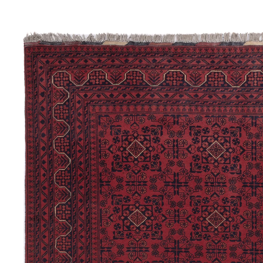 Afghanske tepper - Kunduz - 306 x 200 cm - mørk rød