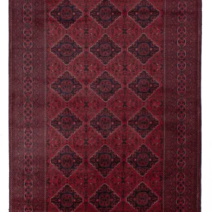 Afghanske tepper - Kunduz - 324 x 202 cm - mørk rød