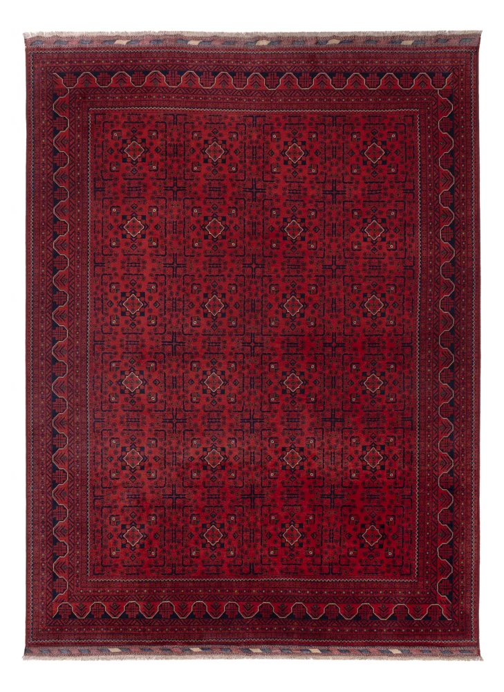 Afghanske tepper - Kunduz - 336 x 248 cm - rød
