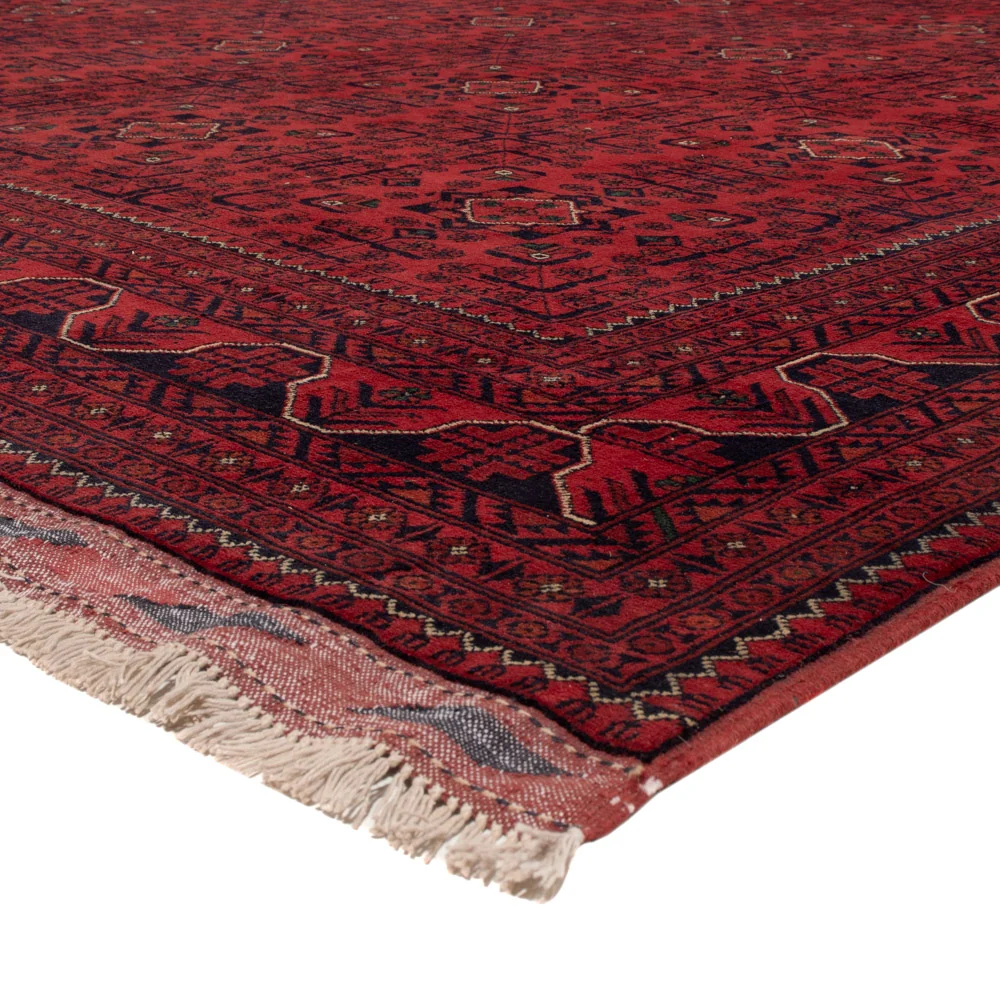 Afghanske tepper - Kunduz - 336 x 248 cm - rød