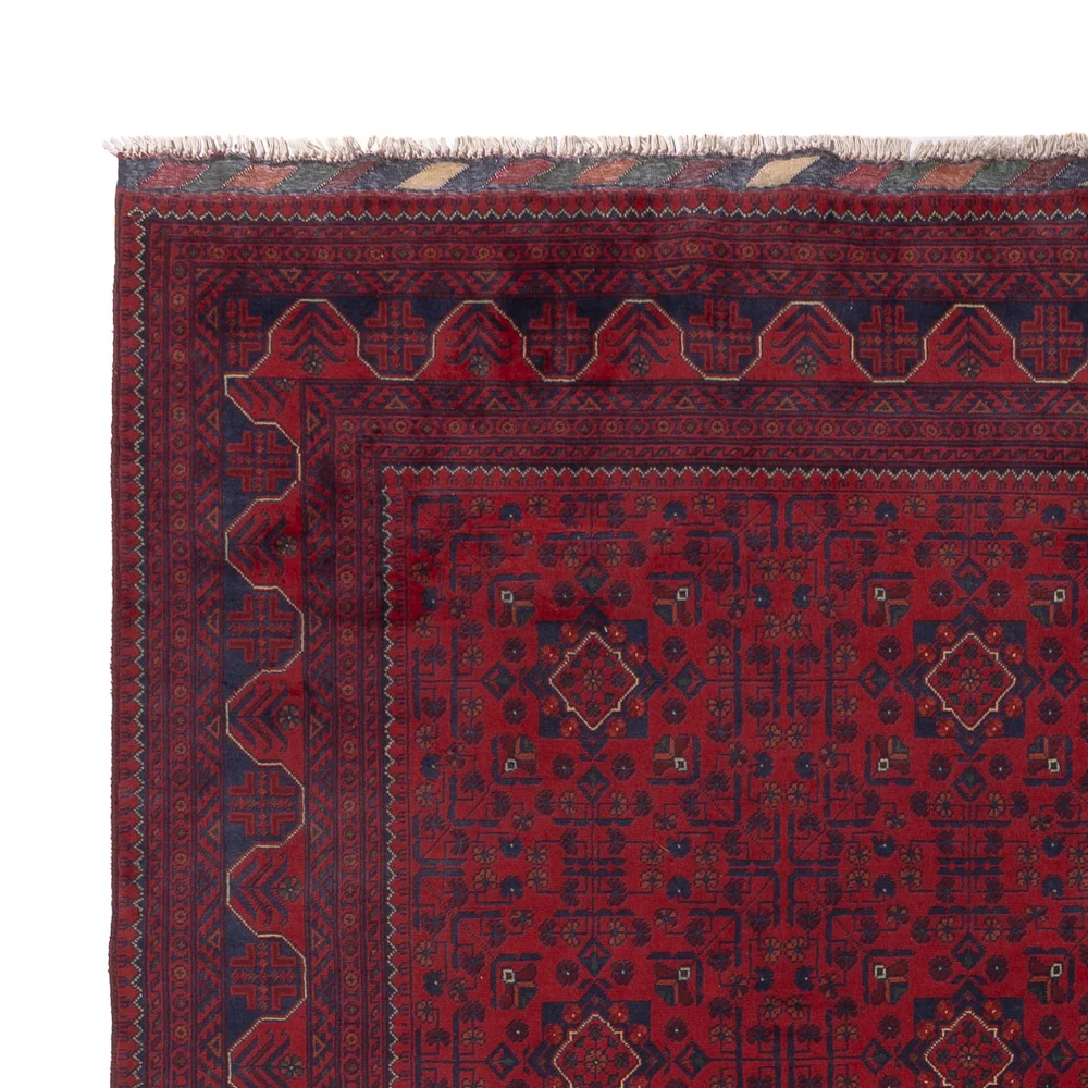 Afghanske tepper - Kunduz - 337 x 250 cm - rød