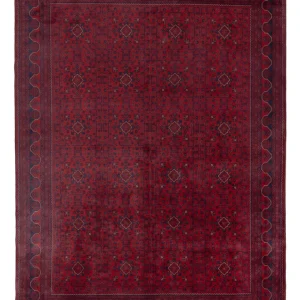 Afghanske tepper - Kunduz - 337 x 250 cm - rød