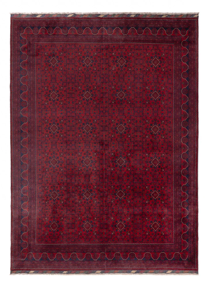Afghanske tepper - Kunduz - 337 x 250 cm - rød