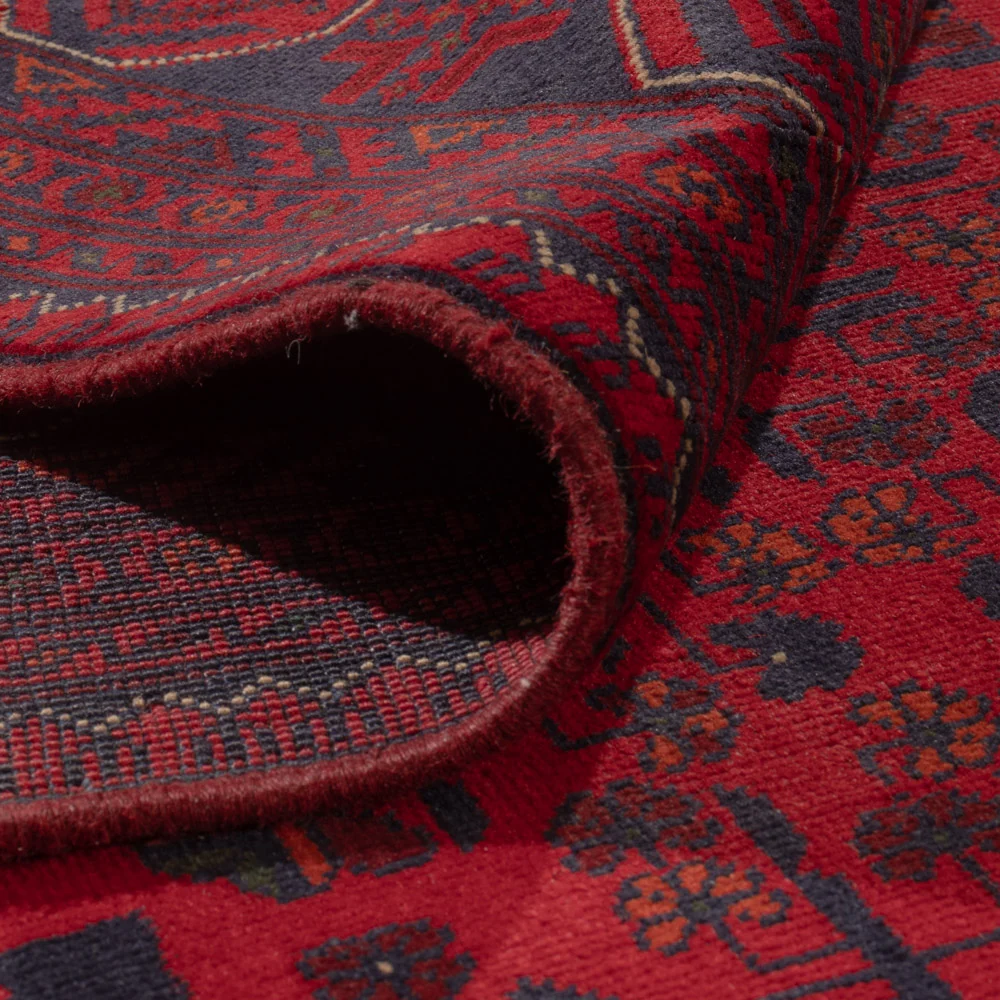 Afghanske tepper - Kunduz - 337 x 250 cm - rød