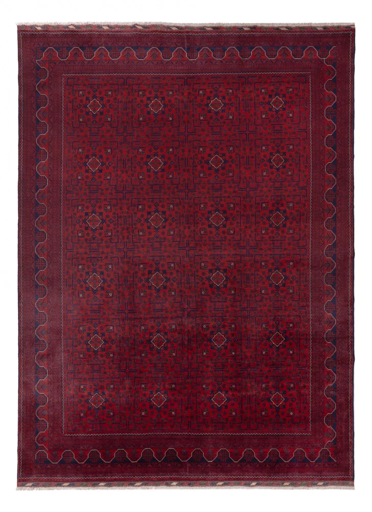 Afghanske tepper - Kunduz - 338 x 249 cm - rød