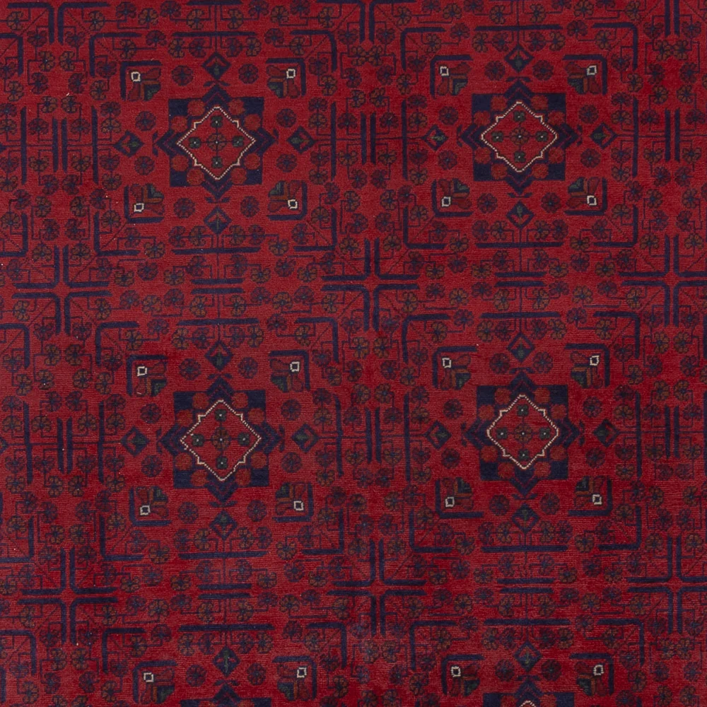 Afghanske tepper - Kunduz - 338 x 249 cm - rød