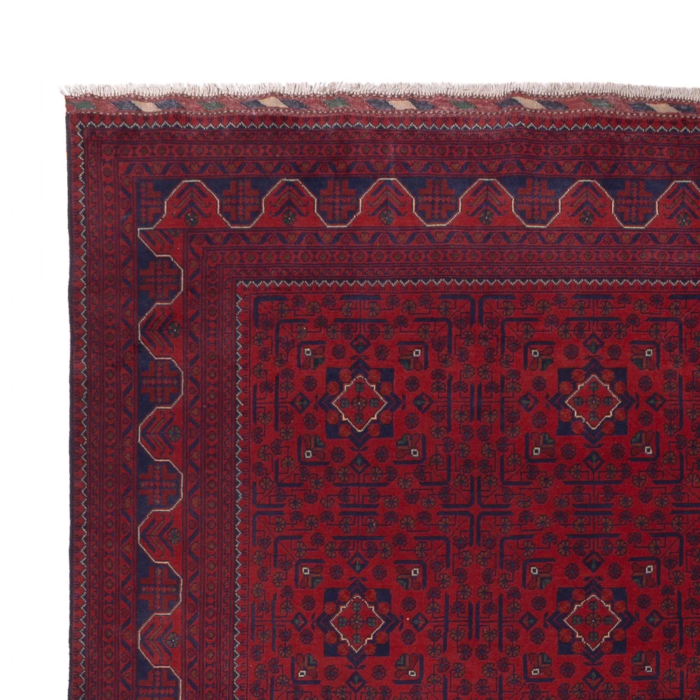 Afghanske tepper - Kunduz - 338 x 249 cm - rød