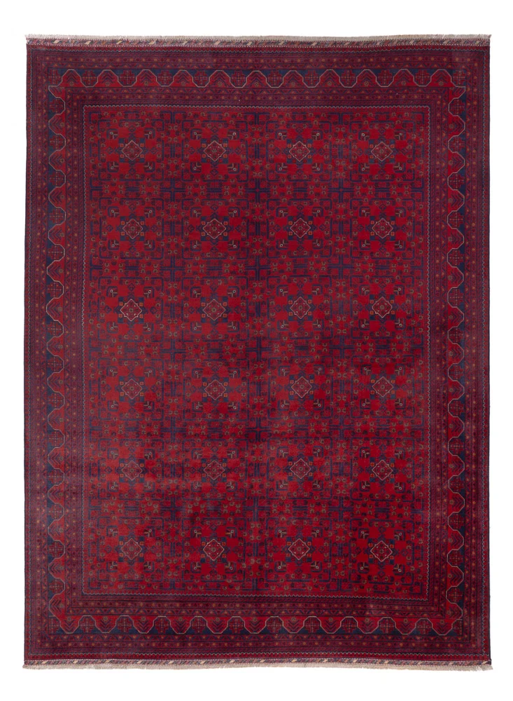 Afghanske tepper - Kunduz - 338 x 252 cm - rød