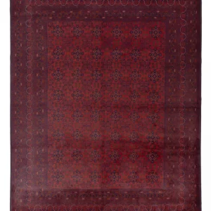 Afghanske tepper - Kunduz - 339 x 252 cm - rød
