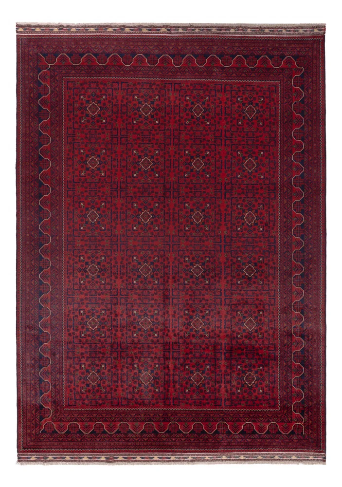 Afghanske tepper - Kunduz - 340 x 248 cm - rød