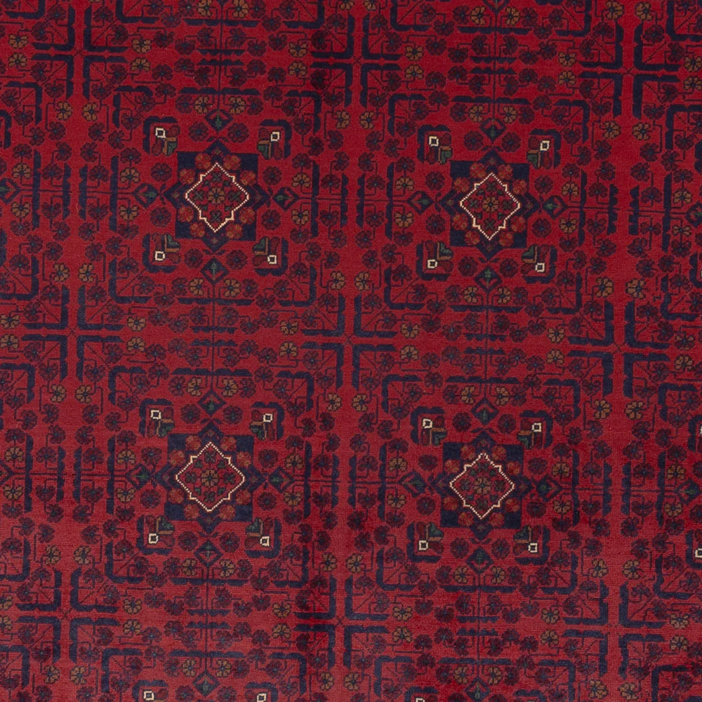 Afghanske tepper - Kunduz - 340 x 248 cm - rød