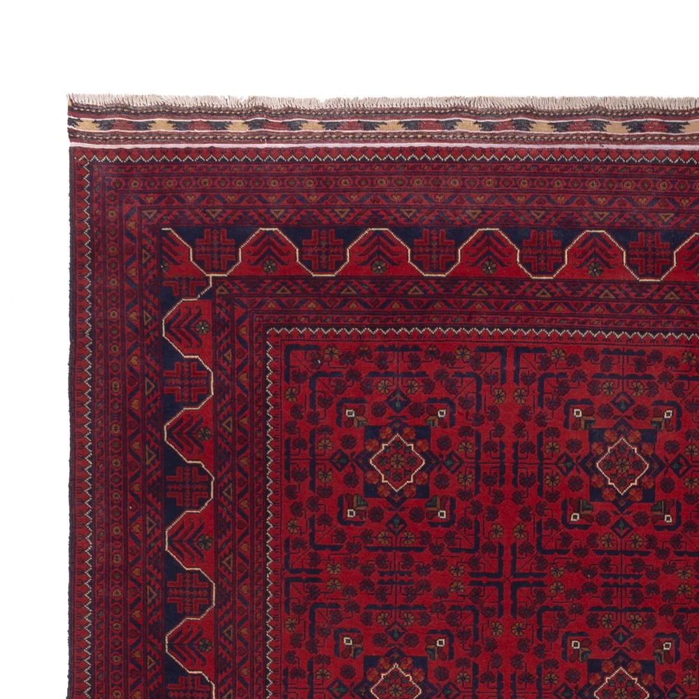 Afghanske tepper - Kunduz - 340 x 248 cm - rød