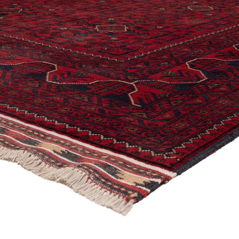 Afghanske tepper - Kunduz - 340 x 248 cm - rød