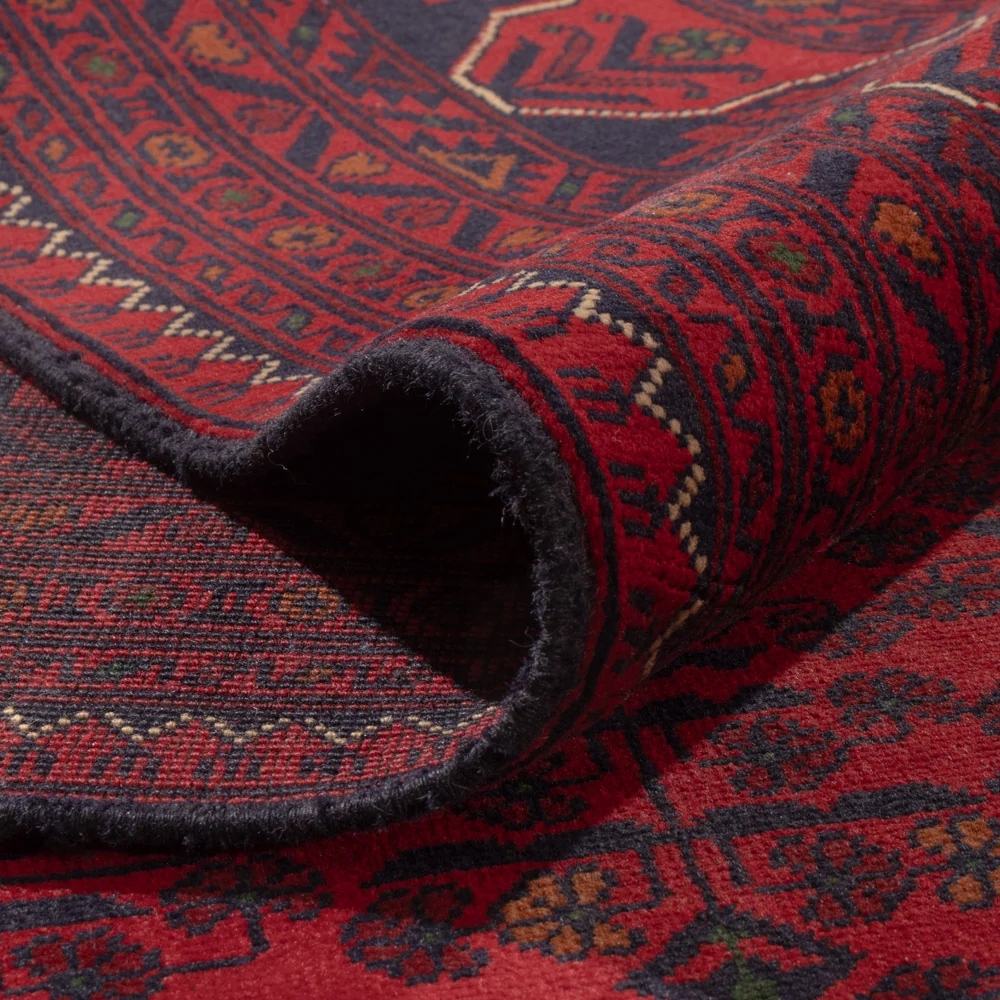Afghanske tepper - Kunduz - 340 x 248 cm - rød