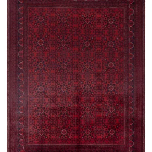 Afghanske tepper - Kunduz - 340 x 250 cm - rød