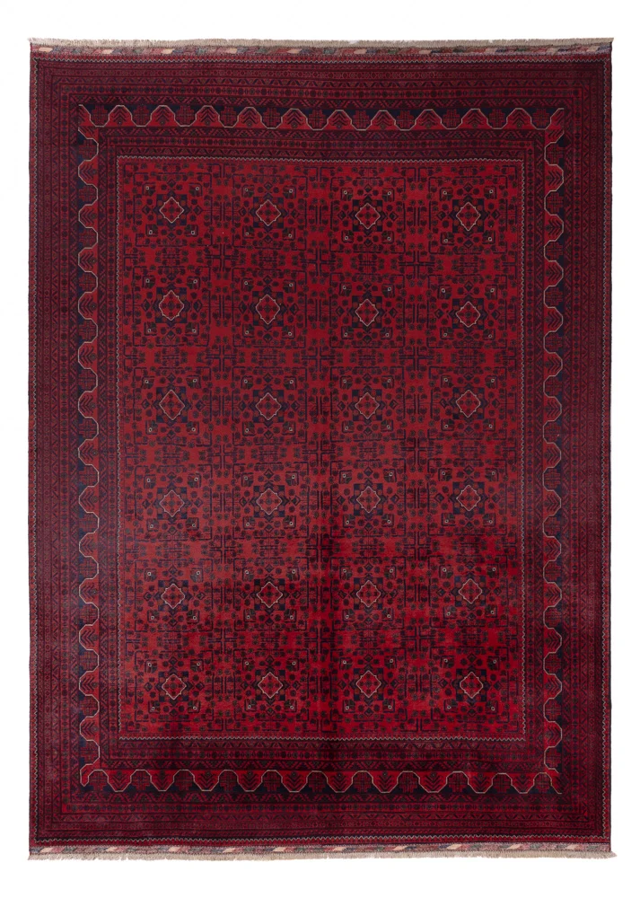 Afghanske tepper - Kunduz - 340 x 250 cm - rød