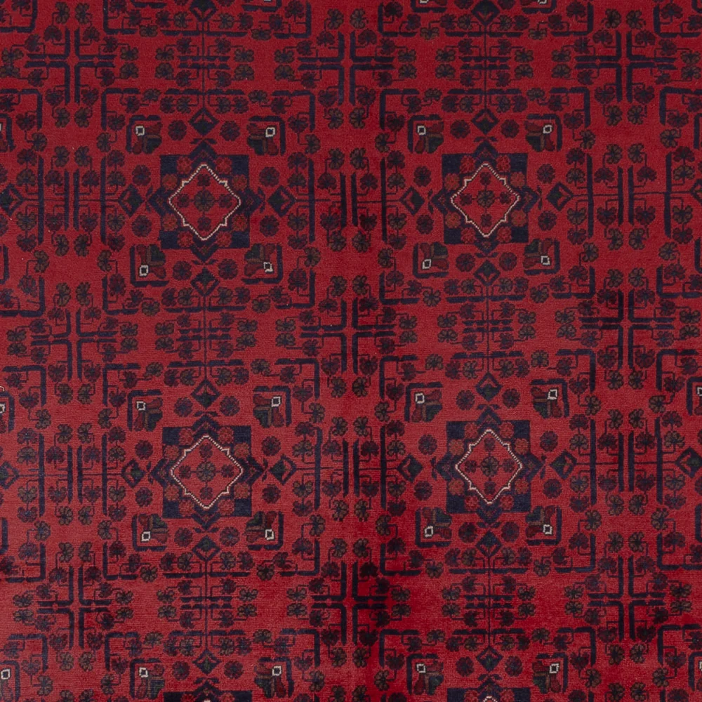 Afghanske tepper - Kunduz - 340 x 250 cm - rød
