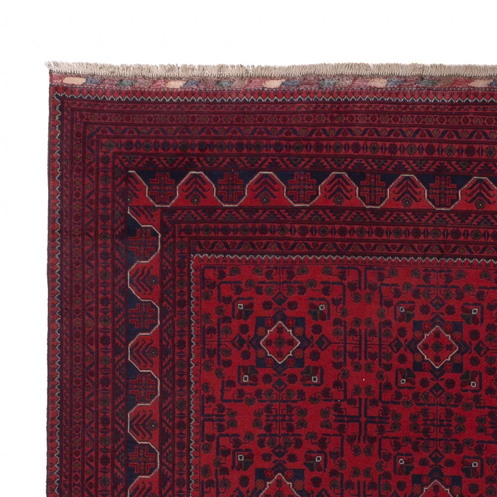 Afghanske tepper - Kunduz - 340 x 250 cm - rød
