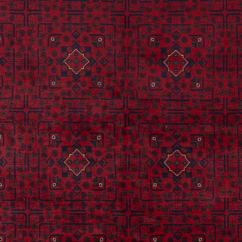 Afghanske tepper - Kunduz - 340 x 250 cm - rød