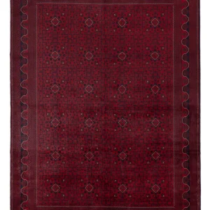 Afghanske tepper - Kunduz - 340 x 250 cm - rød
