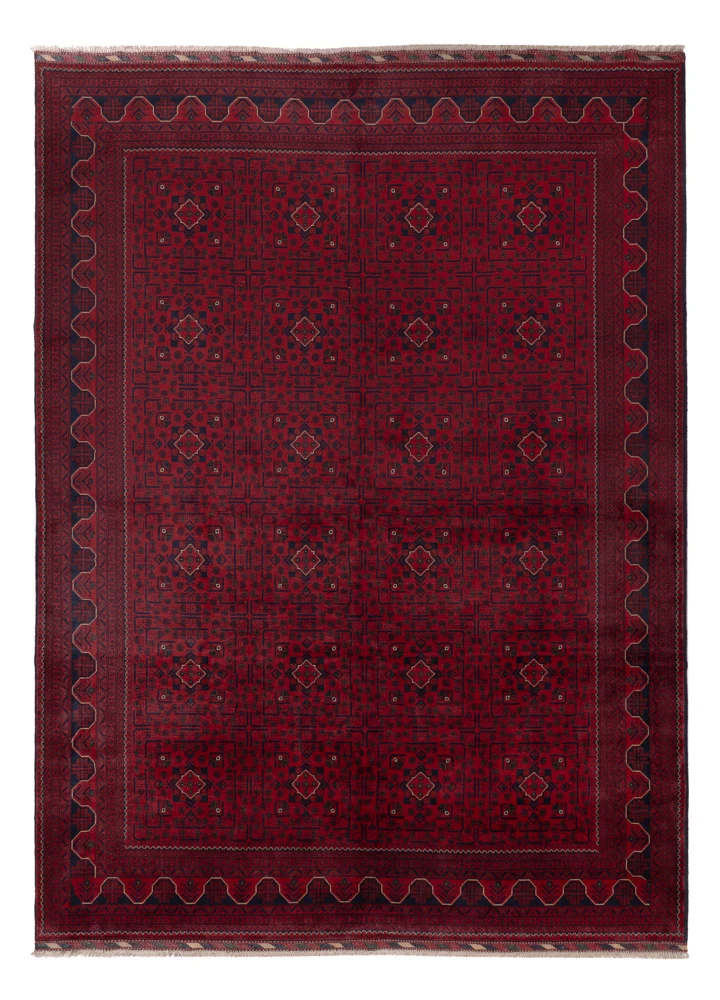 Afghanske tepper - Kunduz - 340 x 250 cm - rød