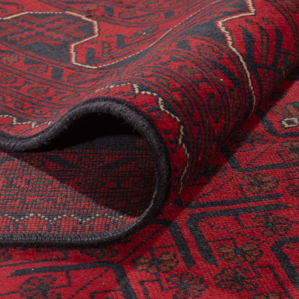 Afghanske tepper - Kunduz - 340 x 250 cm - rød