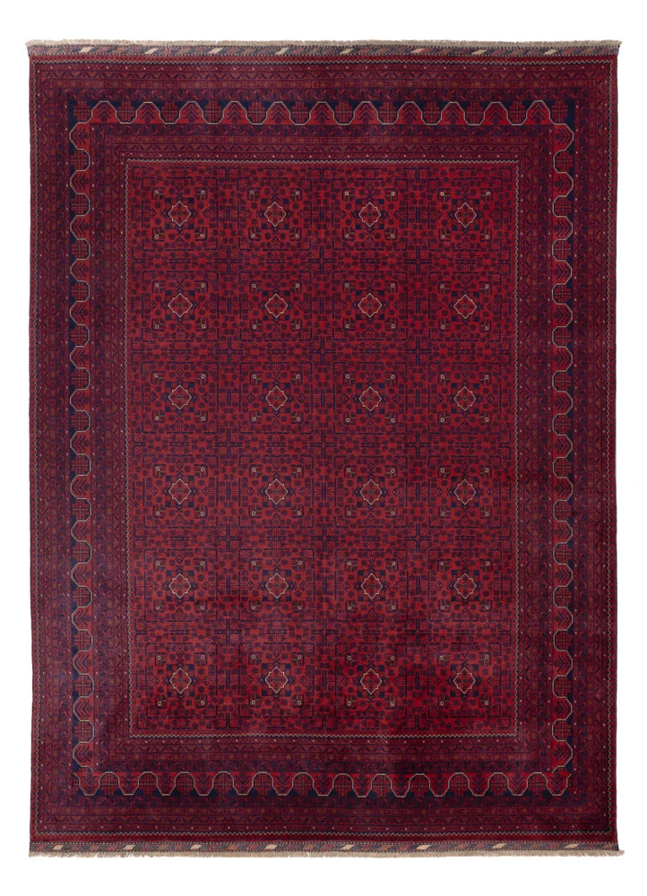 Afghanske tepper - Kunduz - 340 x 254 cm - rød