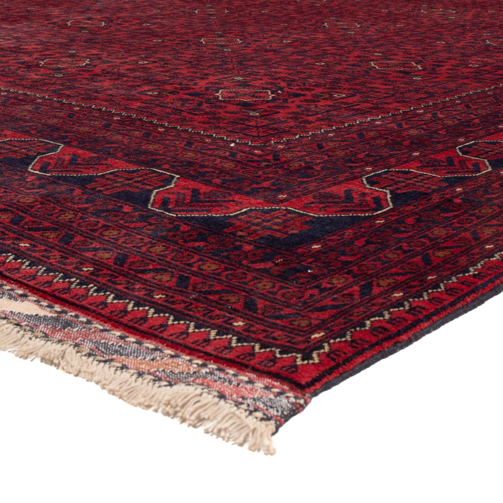 Afghanske tepper - Kunduz - 340 x 254 cm - rød