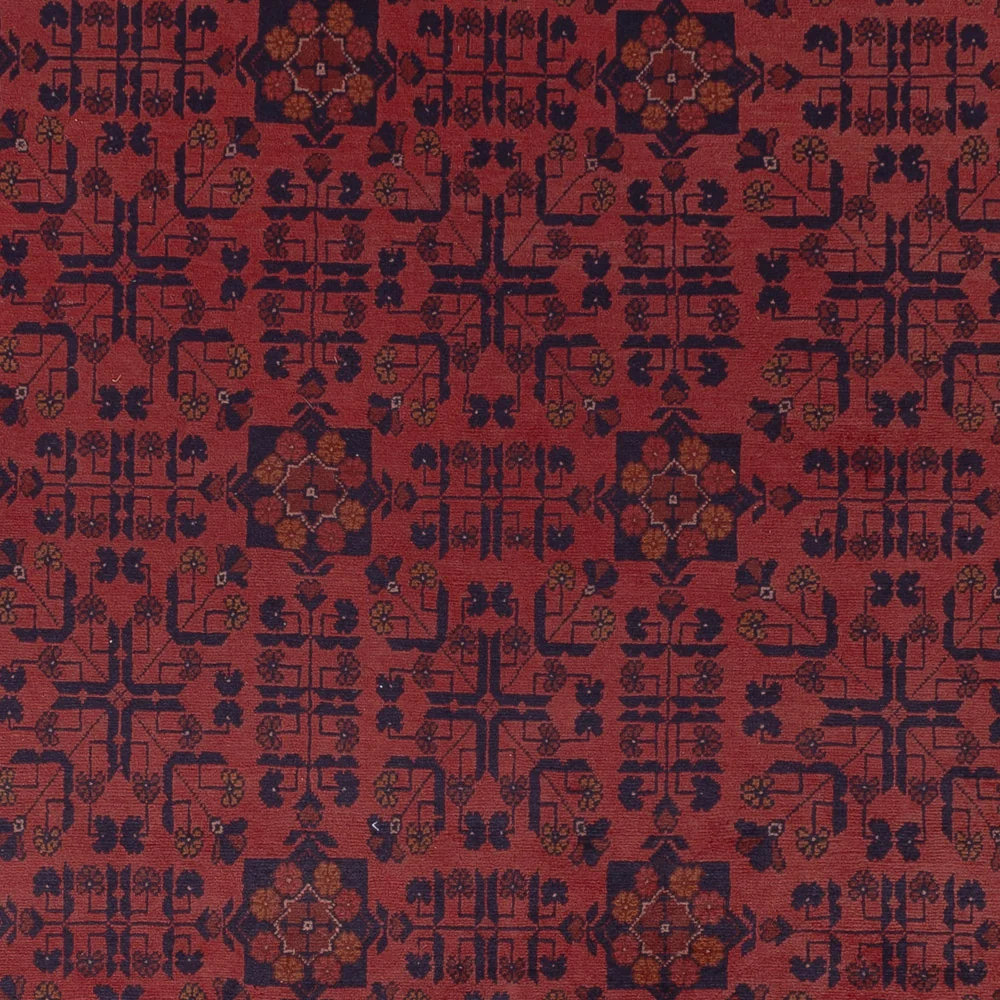 Afghanske tepper - Kunduz - 340 x 254 cm - rød