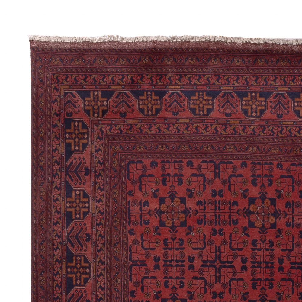 Afghanske tepper - Kunduz - 340 x 254 cm - rød
