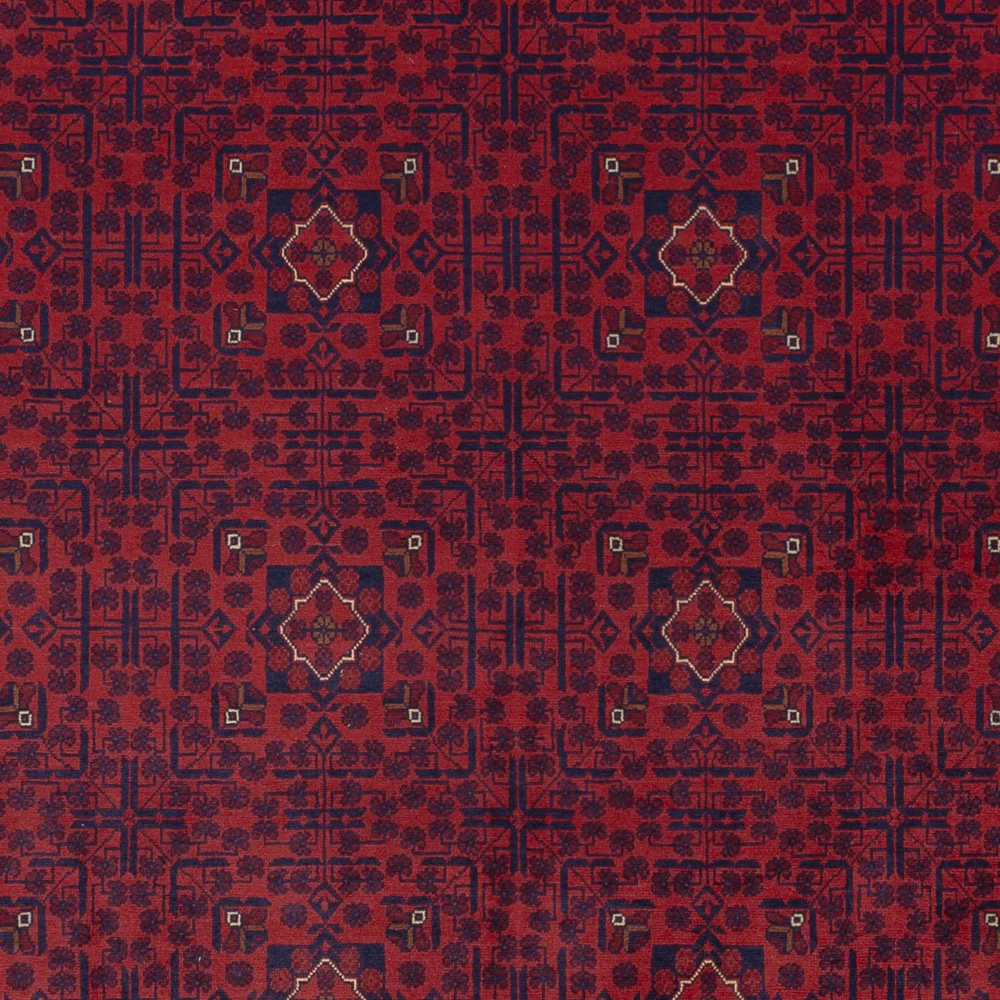 Afghanske tepper - Kunduz - 340 x 254 cm - rød