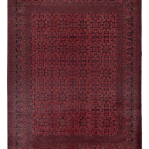 Afghanske tepper - Kunduz - 340 x 254 cm - rød