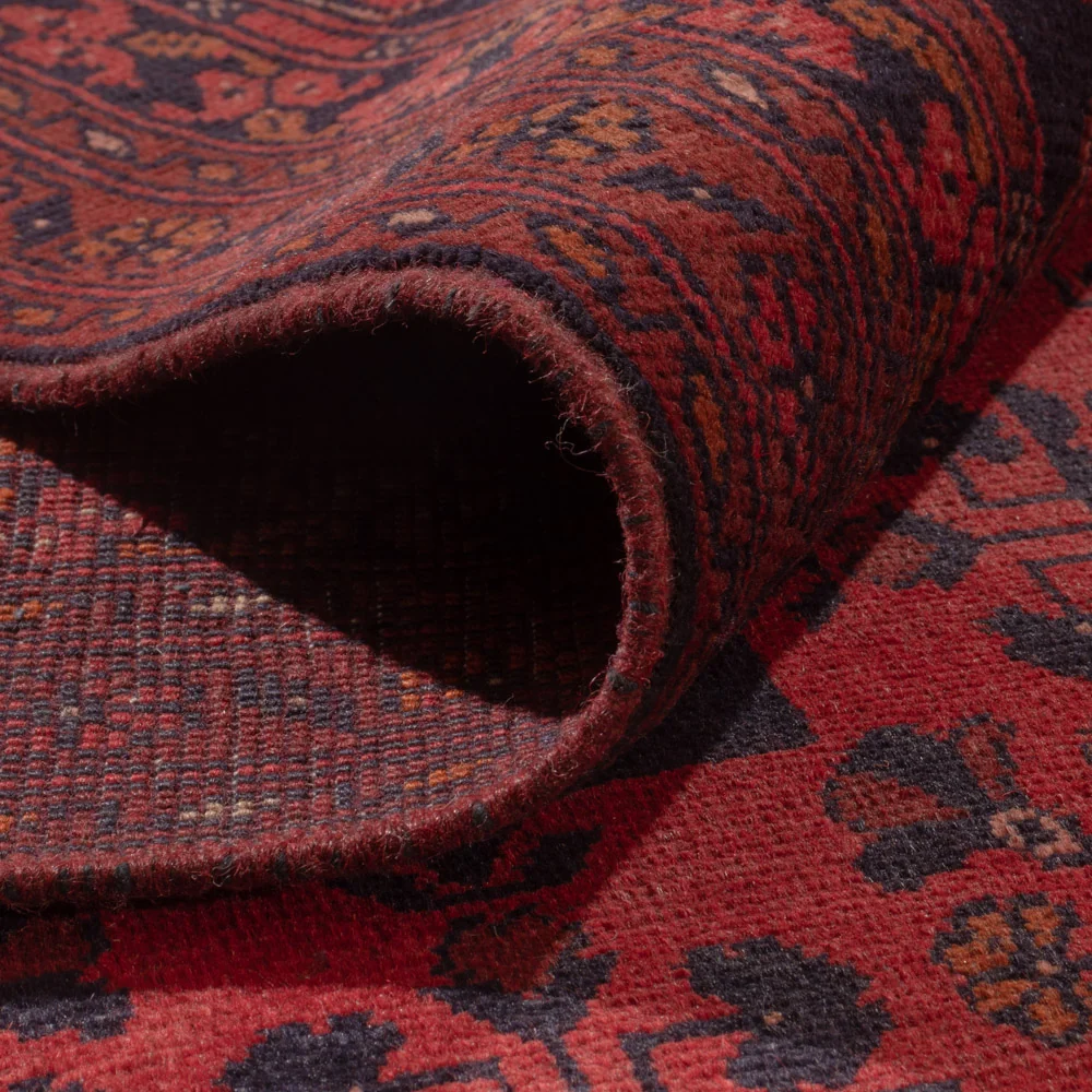 Afghanske tepper - Kunduz - 340 x 254 cm - rød