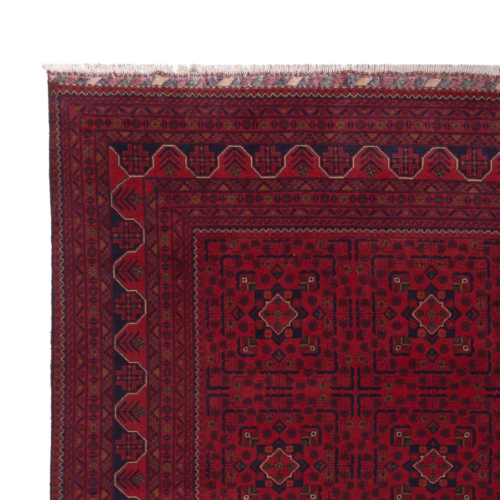 Afghanske tepper - Kunduz - 342 x 250 cm - rød