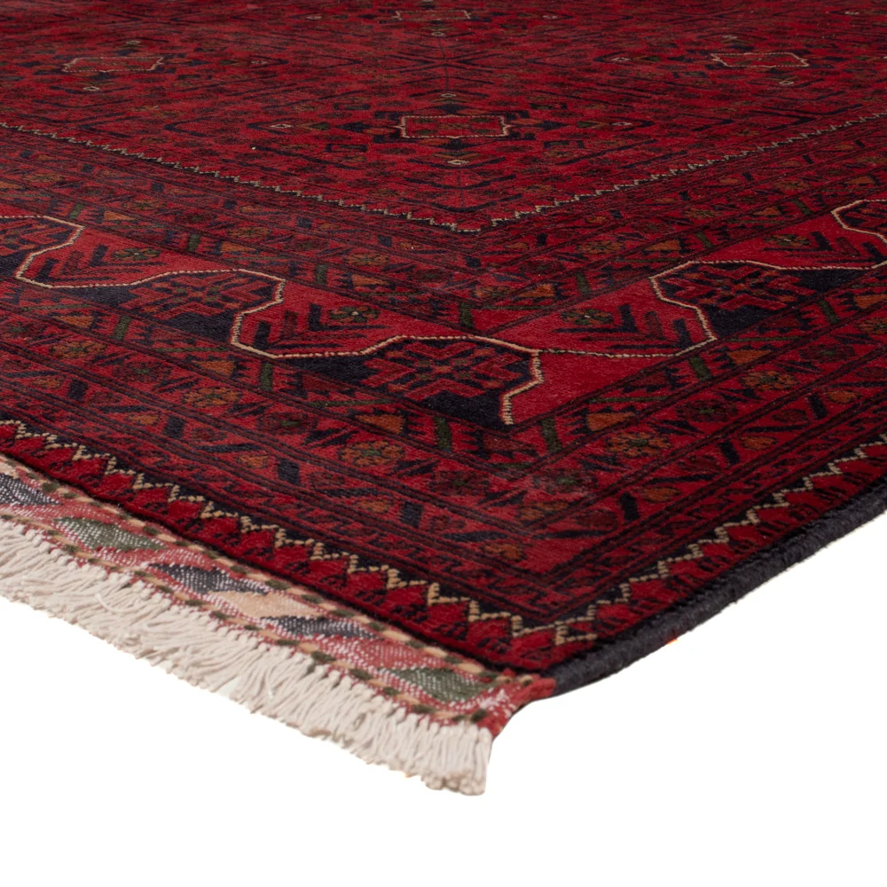 Afghanske tepper - Kunduz - 342 x 250 cm - rød