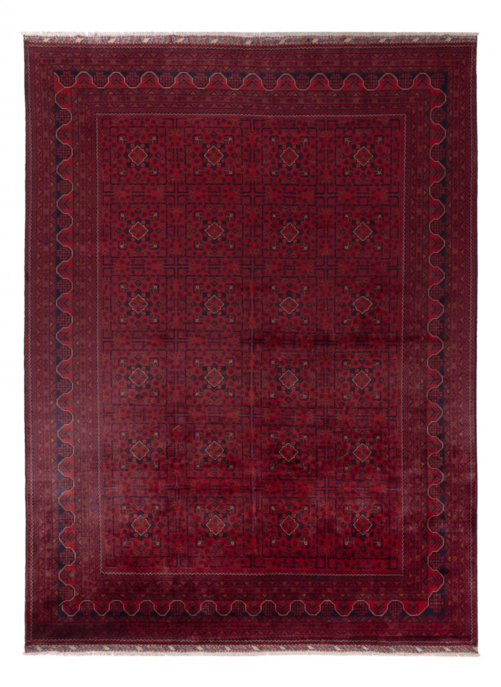Afghanske tepper - Kunduz - 342 x 250 cm - rød