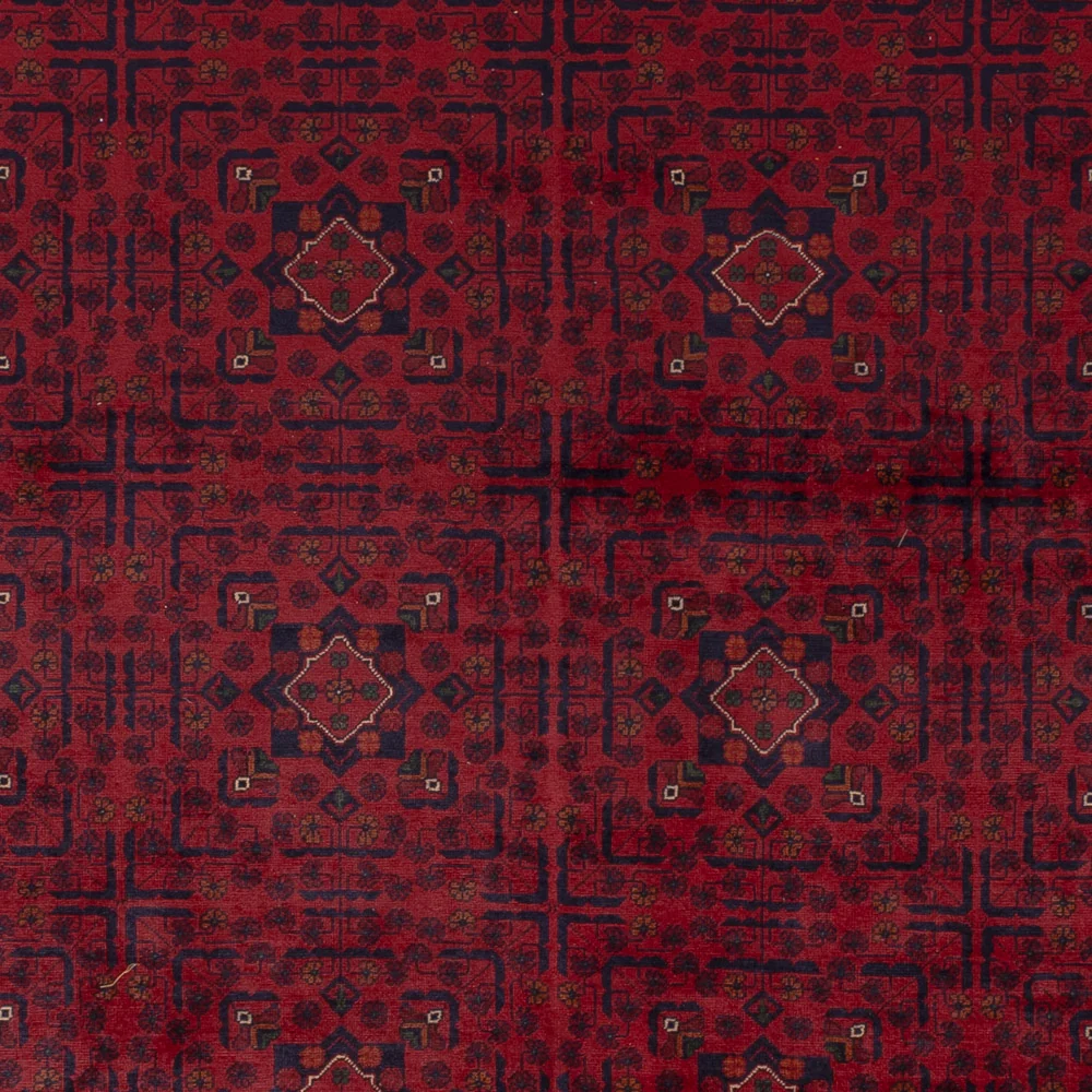 Afghanske tepper - Kunduz - 342 x 250 cm - rød