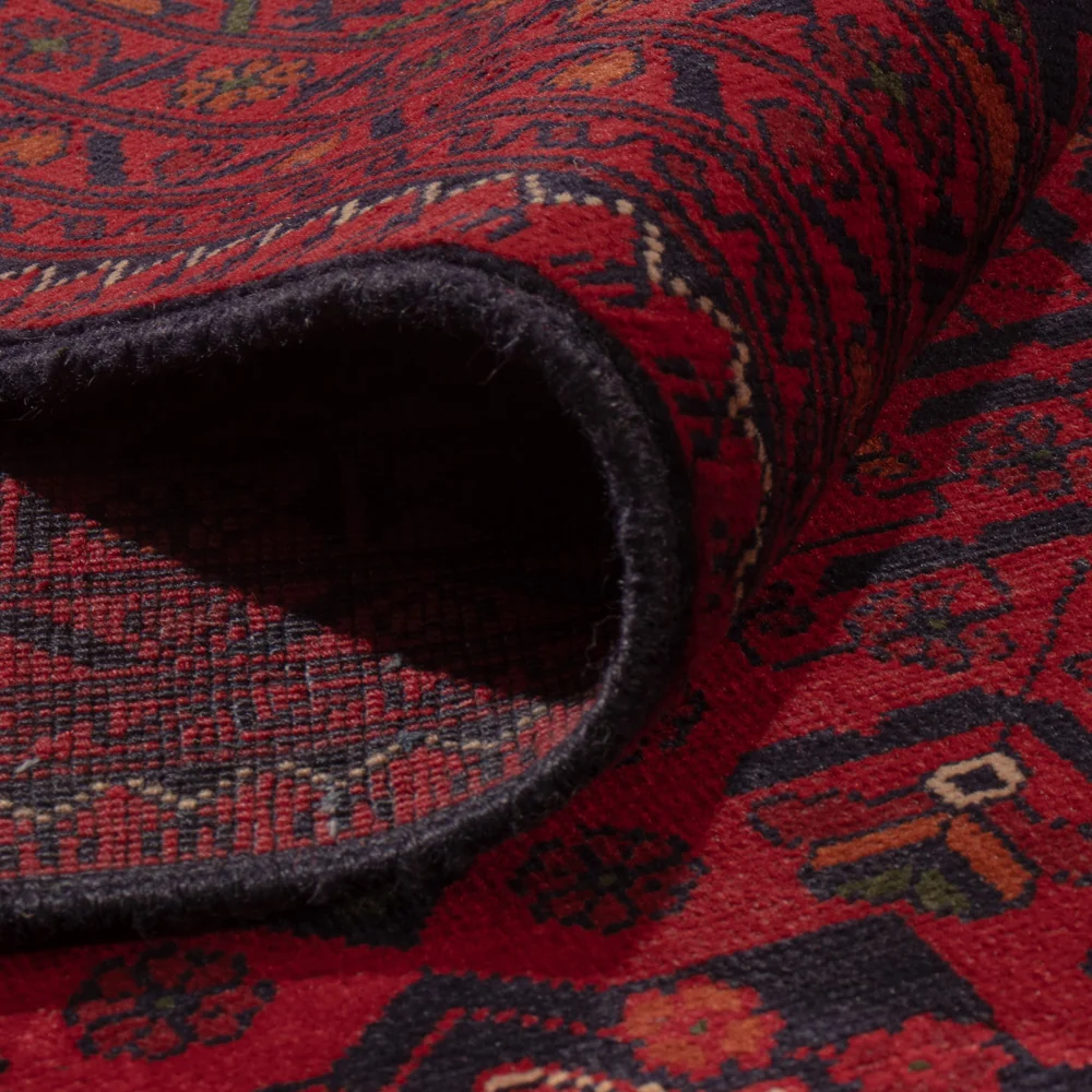 Afghanske tepper - Kunduz - 342 x 250 cm - rød