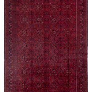 Afghanske tepper - Kunduz - 343 x 242 cm - rød