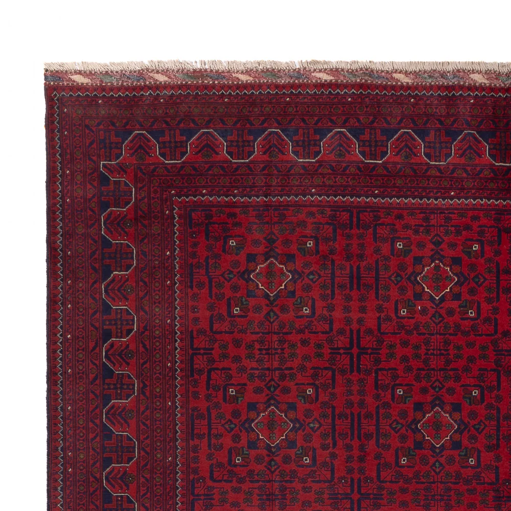 Afghanske tepper - Kunduz - 343 x 242 cm - rød