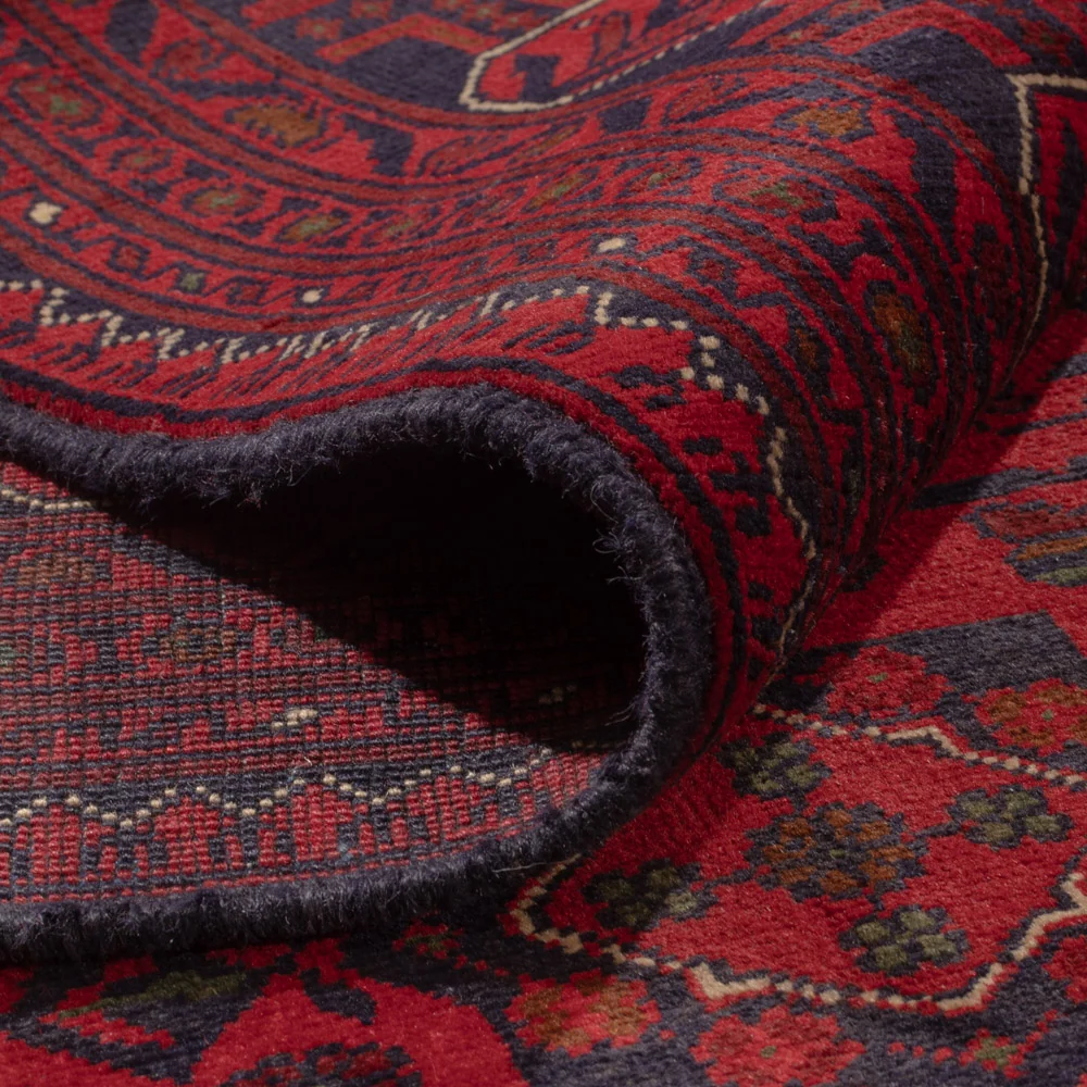 Afghanske tepper - Kunduz - 343 x 242 cm - rød