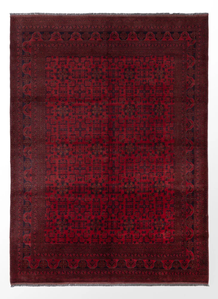 Afghanske tepper - Kunduz - 344 x 255 cm - rød