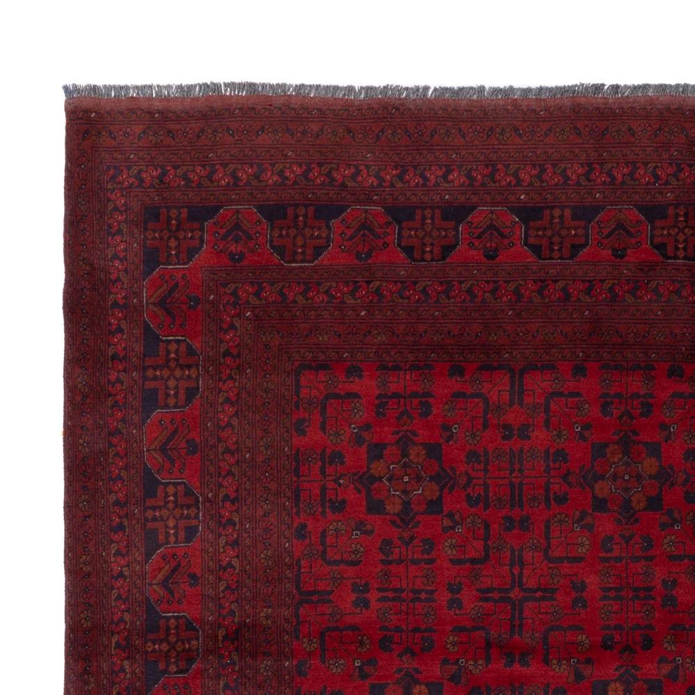 Afghanske tepper - Kunduz - 344 x 255 cm - rød